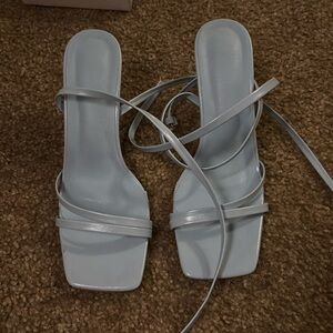 Light blue heels women’s size 8.5